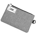 thumbnail image 1 of Money Bag with Lock,13.5x8.26 Inches Travel Safe Lockable Bank Bag with Zipper,Storage Cash Bags for Store Cash Jewelry Passport Medicine Credit Cards and Valuables,Grey, 1 of 5