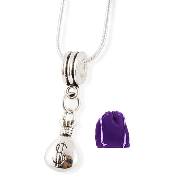 Money Bag Snake Chain Necklace