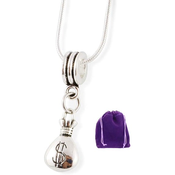 Money Bag Snake Chain Necklace