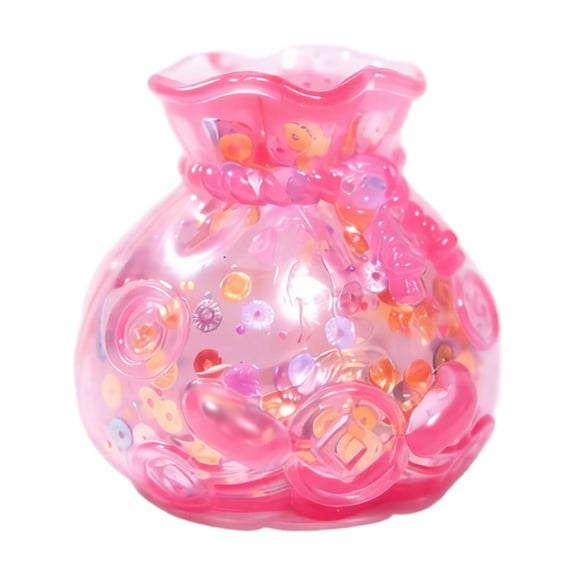Money Bag Squishy Toys, Money Bag Roll Squish Toys, Squish Cake Slow Rising Squeeze Toys, Sticky Squishies Made to Hand Silicone Fidget Squeeze Toys, Stress Relief & Collection