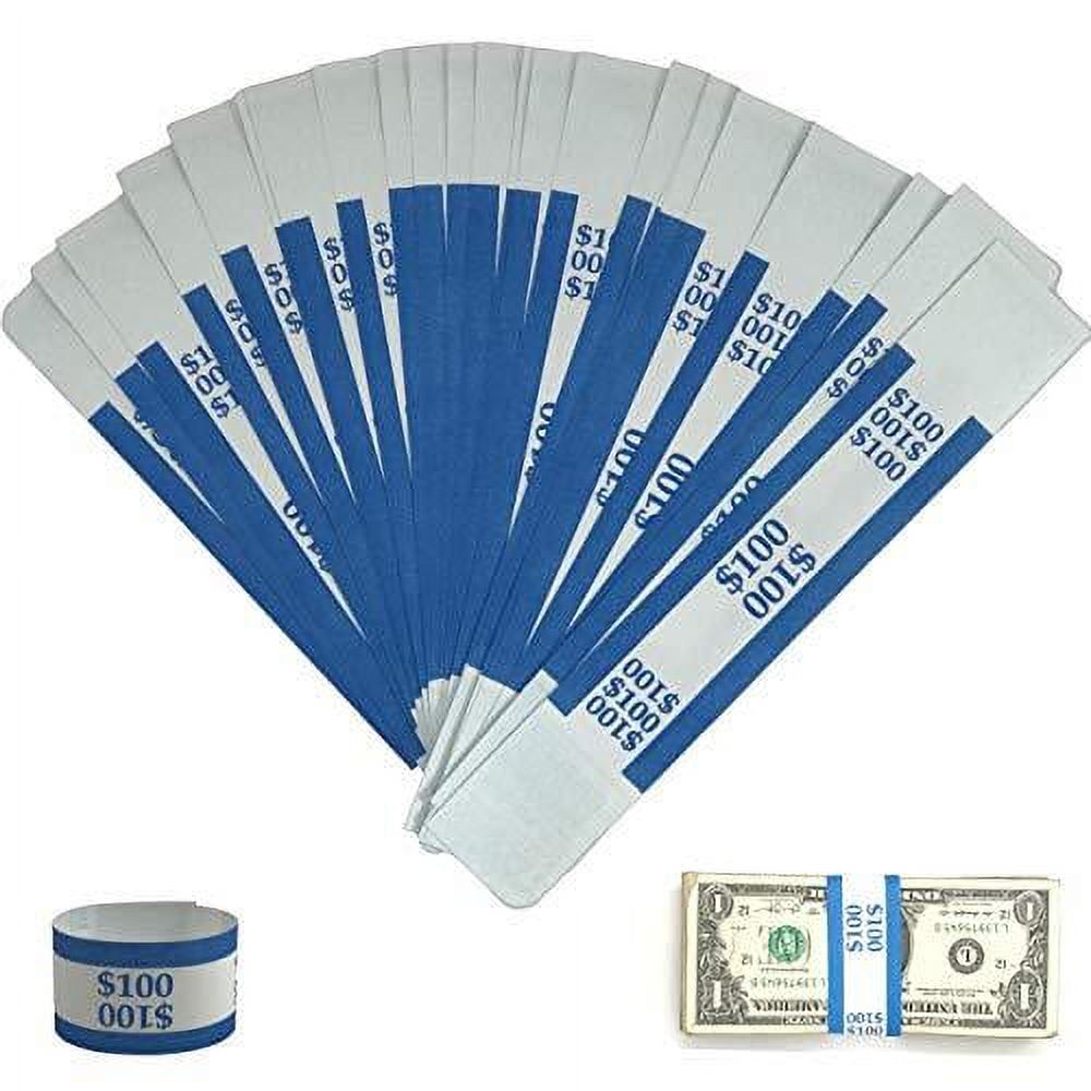 Money Bands Currency Sleeves Straps Made in USA (Pack of 330 for 100