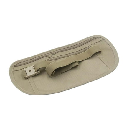 Money Belt,Unisex Money Belt, Passport Holder Secure Hidden Travel Wallet,Undercover Fanny Pack, Travel Essentials Pouch with Adjustable Strap for Workout Running Hiking