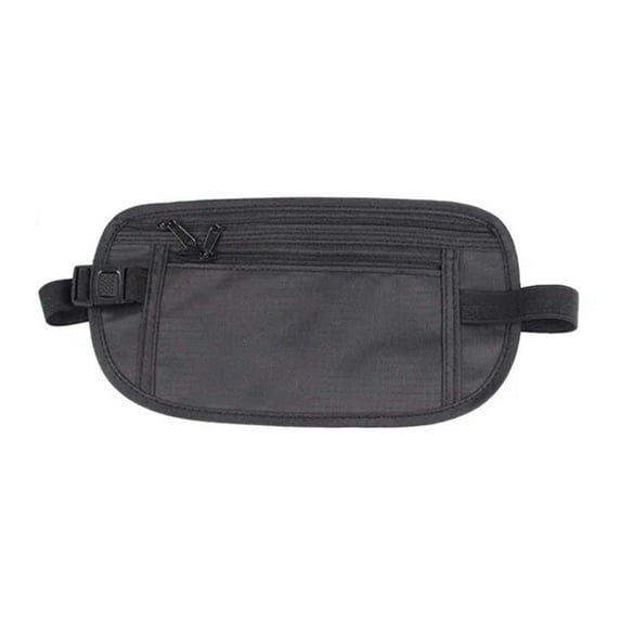 Money Belt,Unisex Money Belt, Passport Holder Secure Hidden Travel Wallet,Undercover Fanny Pack, Travel Essentials Pouch with Adjustable Strap for Workout Running Hiking