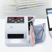 Money Bill Counter, Portable Multi-Currency Counting Machine, LED Display, 600pcs/min, UV/MG/WM Counterfeit Detection