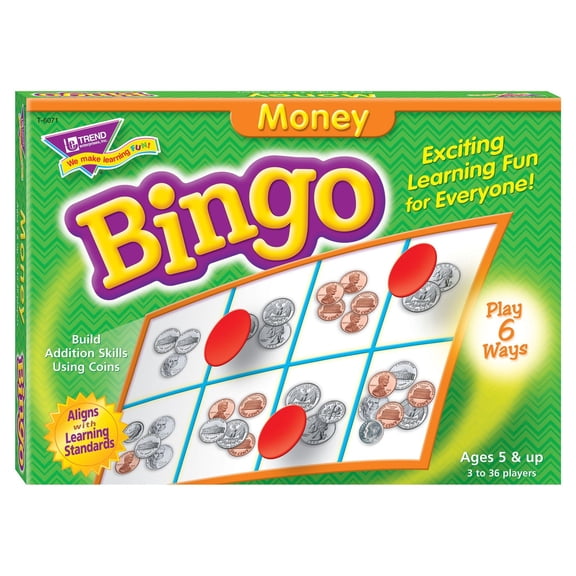 Money Bingo Game, Bingo Set by School Specialty