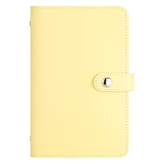 Money Book for Cash Saving,A6 Planner Binder,Money Saving Binder, Envelope Savings Challenge Book, Money Organizer for Cash,Cash Stuffing Envelopes, Cash Envelopes for Budgeting(Yellow)