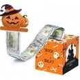 thumbnail image 1 of Money Box for Cash Gift Pull, Gift Boxes for Money, Money Holder Box with Pull Out Happy Birthday Card and 50Pcs Transparent Bags, Money Gift Ideas for Halloween Christmas Birthday, 1 of 5