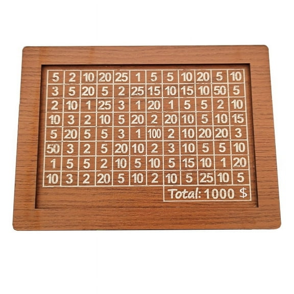 Money Box with Counter Home Quality Counter USD piggy bank Children's Gift Wooden Crafts