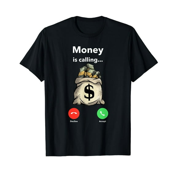 Money Calling Gang Ster Entrepreneur Christmas Hip Hop Gift T-Shirt