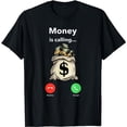 thumbnail image 1 of Money Calling Gang Ster Entrepreneur Christmas Hip Hop Gift T-Shirt, 1 of 5