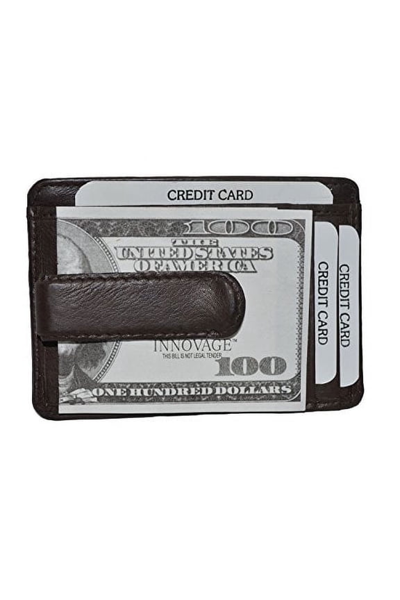 Money Clip Holder Wallet with an Outside ID.