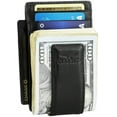 thumbnail image 1 of Money Clip Leather Wallet For Men Slim Front Pocket RFID Blocking Card Holder With Super Strong Magnetic, 1 of 6