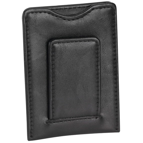 Money Clip Wallet, Polyester, Magentic Clip - Measures 4 1/8" Long x 3" Wide x 3/4" Deep