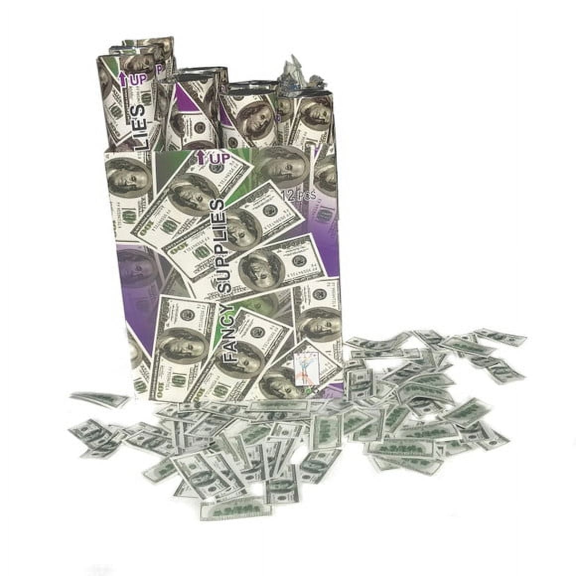 Money Confetti Cannon 2 Pk 100 Dollar Bill Confetti Poppers for New
