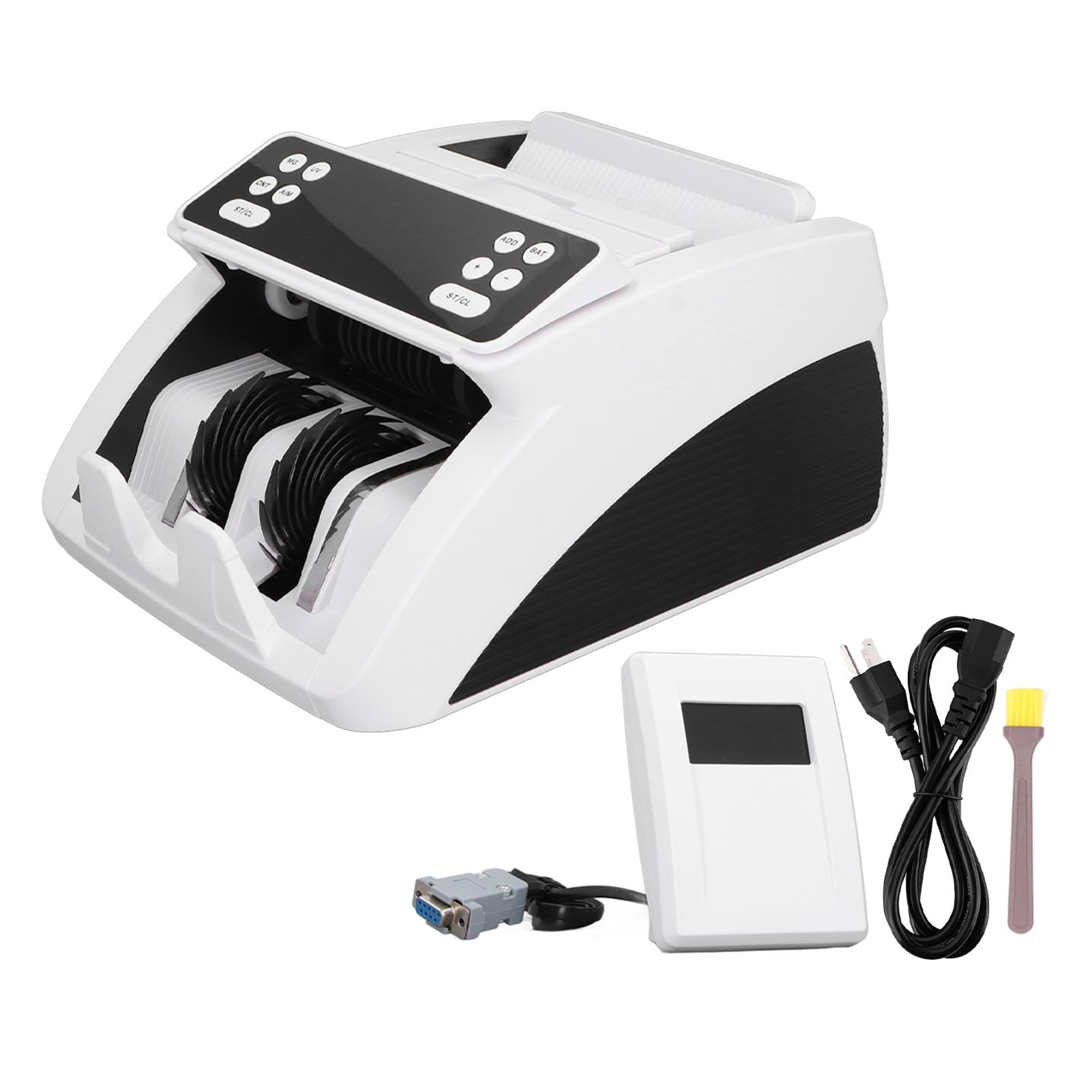 Money Counter Machine 80W MG UG IR Counterfeit Detection Portable