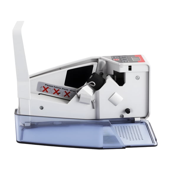 Money Counter Machine Currency Cash Bank Counterfeit Detector Cash Counting Speed 600 Sheets/Minute 19*5*9cm