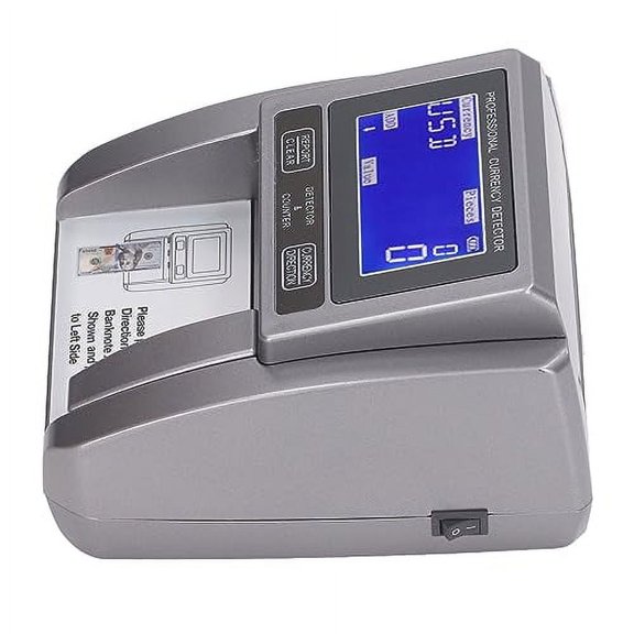 Money Counter Machine, High Efficiency LED Display 120 SheetsMinutes Multiple Modes Bill Counter 100-240V for Shops (US Plug)