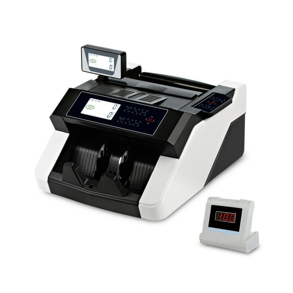 Money Counting Machine Suitable For Multinational Currency Bill Counter Counterfeit Cash Quick Identify With Add & Batch Modes, LCD Display ,Security Protection
