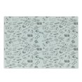 thumbnail image 1 of Money Cutting Board, Monochrome Pattern with Euro Dollar Yen Coins Piggy Bank Stock Graphs Doodle, Decorative Tempered Glass Cutting and Serving Board, Small Size, Black White, by Ambesonne, 1 of 1