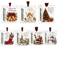 thumbnail image 1 of Money Gift Christmas Tree Ornament, Snowy Church Artwork Holiday Cash Holder Decoration, Hanging Keepsake for Kids Teens and Adults, Clear Acrylic, 1 of 6