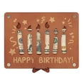 thumbnail image 1 of Money Gifts Happy Birthday 5.9x7.8inches Sienna Color Wooden Birthday Card Box Cash Holder Creative Happy Birthday Money Presents Packaging, 1 of 6