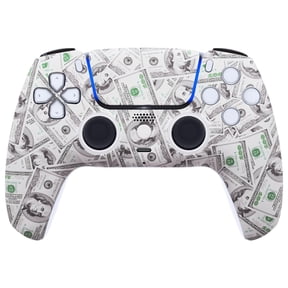 Money MODDEDZONE M Series Custom controller for PS5 - Wireless, OEM-Quality Custom Designs for Playstation 5 Controller- Diverse & Unique Styles for Enhanced Gaming