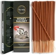 thumbnail image 1 of Money Magnet Incense Sticks - Pack of 100 Insence-Sticks to Attract Money - Made with Natural Raw Ingredients - Non Toxic Inciensos Indian Spiritual Insense Inscents, 1 of 3