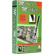 HVM Counterfeit Money Detector Pen 12 Counterfeit Pens - Money Marker Bill Detector Pen with Upgraded Chisel Tip - Detect Fake Bills, Universal False Currency Checker Pack