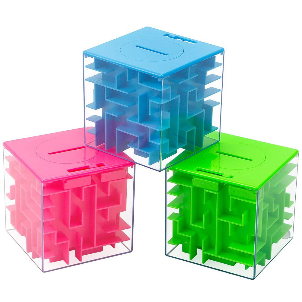 Money Maze Puzzle Box for Kids and Adults, Perfect Money Holder Maze