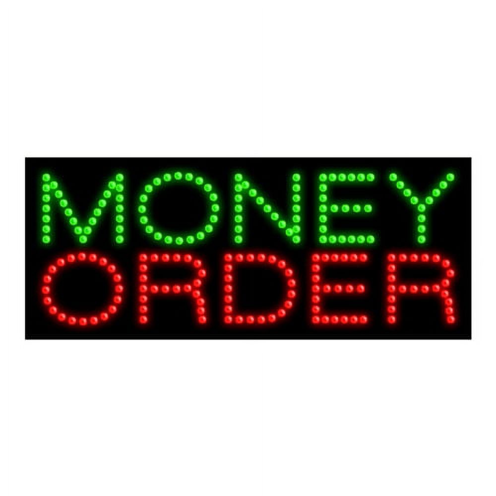 Money Order Only Sign Money Order-LED Dots Sign Made in USA - Walmart.com