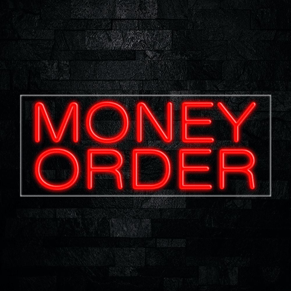 Money Order Only Sign Money Order-LED Neon Sign 30