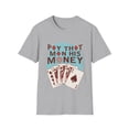 thumbnail image 1 of Money Parody Card Lovers Novelty Funny T-shirts, 1 of 4