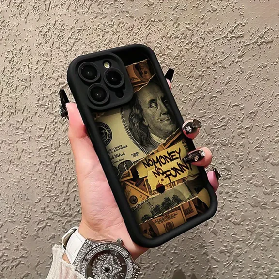 Money Phone Case Stylish Appearance Shockproof Protective Phone Cover Durable Tpu Scratch-Resistant Cover Case for Iphone 17 Pro Max 16 15 14 13 12 Pro Max Samsung Galaxy S26 Ultra S25 S24 S23 Plus
