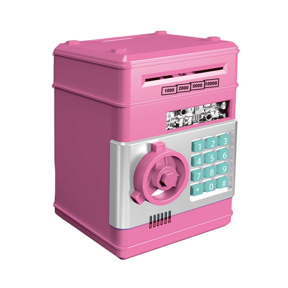 Money Piggy Bank Electronic Mini Money Saving Box  With Password Code For Boys Girls Kids  Bank Box