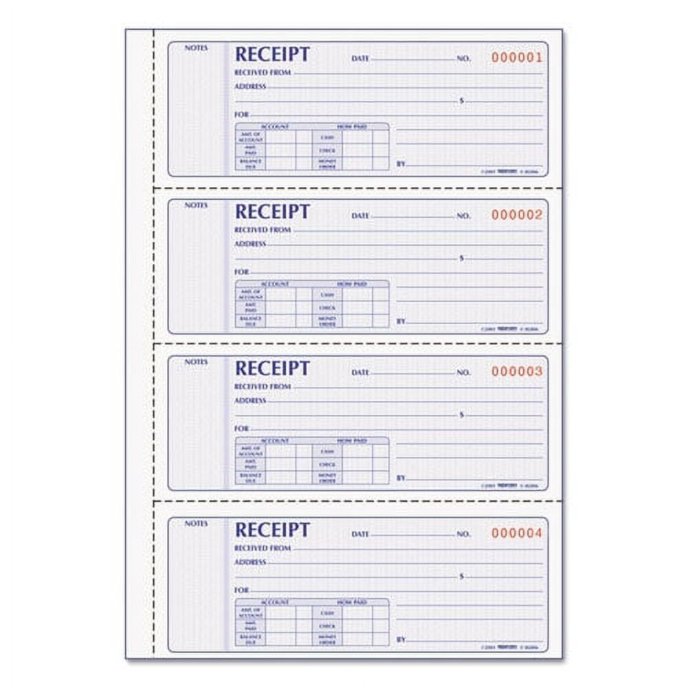 AmerCare Royal Green Guest Check Books - Carbonless 2-Part Server Pads (Case Of 8)