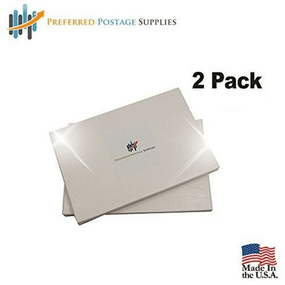 Money Saver 2-Pack (200 Labels) (USPS Approved) Double Postage Meter Tapes 5.5 x 3.5 Compares to Pitney Bowes 612-0, 612-7, 612-9 & 620-9 Postage Meter Tape 05204 2 labels/Sheet