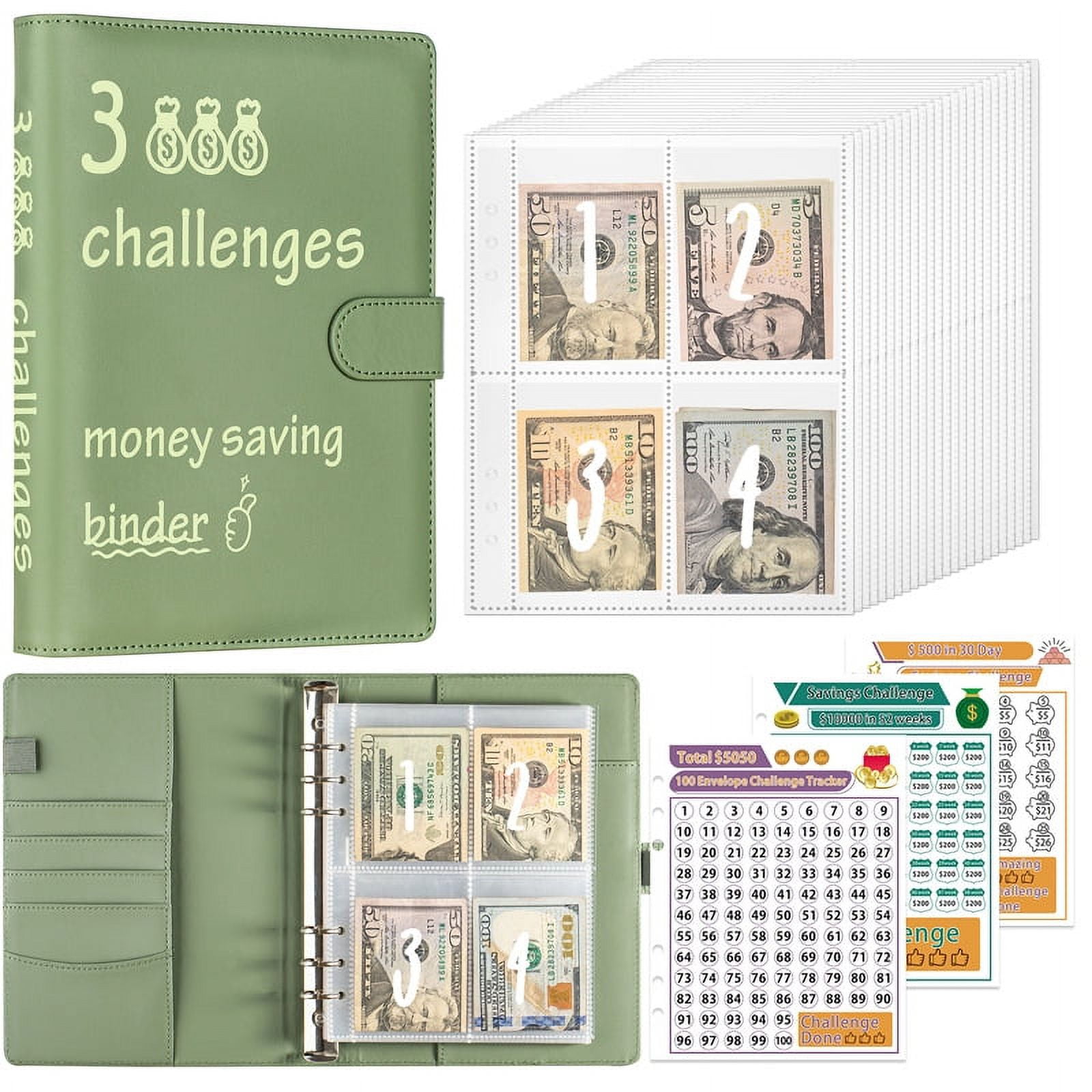 100days challenge savingリフィル 手書き数字 5000 in 100 Days, Money Saving Challenge | Printable PDF