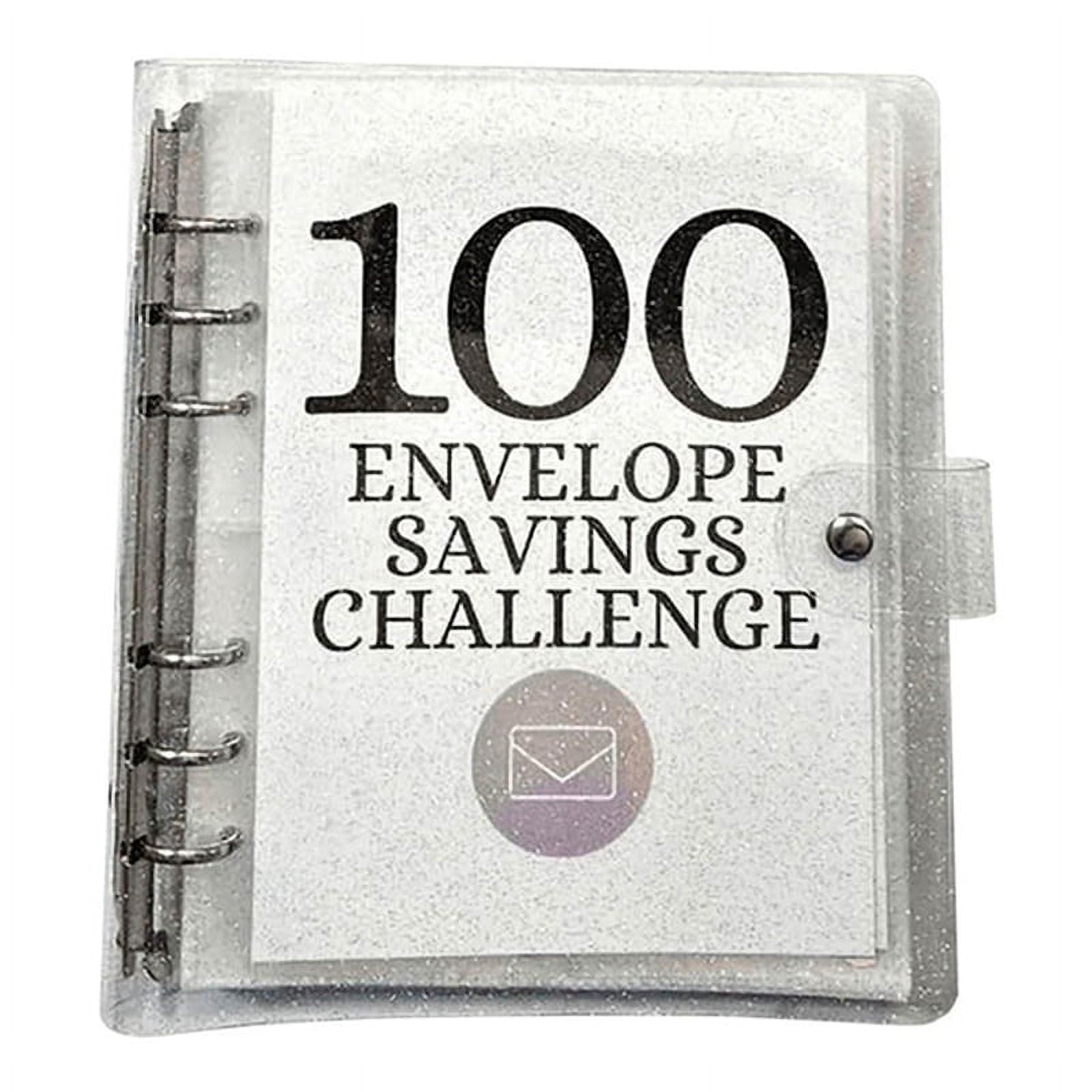 MoneySaving Challenge Kit, 100 Envelope Challenge Binder for Saving