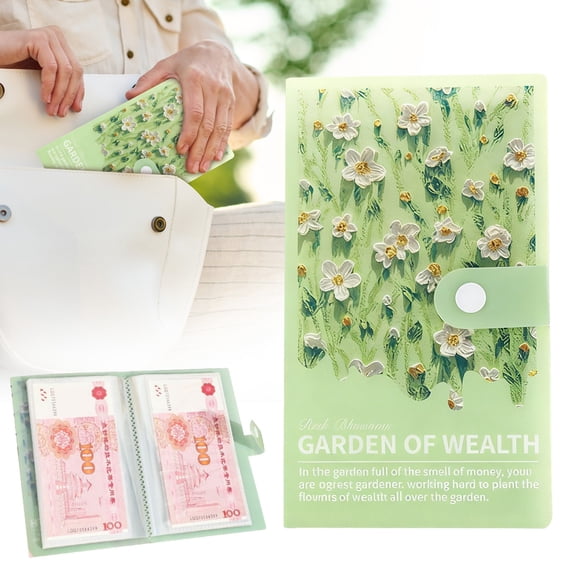 Money Saving Challenge, Savings Challenge Book, Money Book For Cash Saving, 3D Oil Painting Savings Book With Envelopes Budget Saving Cash