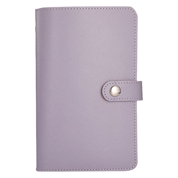Money Saving Folder,100 Pockets Currency Album Top Grade PU Leather Banknote Collection Book Binder World Paper Money Holders Sleeves for Collector Dollar Bill Cash Storage Collecting Supply,Purple