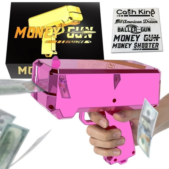 Money  Shooter Cash Cannon Bills Make It Rain Toy ,Handheld Spary Cash for Game Movies Party Supplies Money Shooter  for Parties