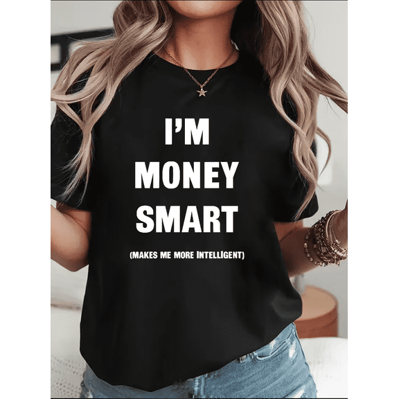 Money Smart Vintage Shirt Graphic Design Artwork Apparel Unisex T-Shirt V16687,up to Size 5XL