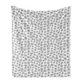 thumbnail image 1 of Money Soft Flannel Fleece Throw Blanket, Sketch Style Monochrome Raining Dollar Bills Cash Money Flying Bank Notes Design, Cozy Plush for Indoor and Outdoor Use, 60" x 80", Black White, by Ambesonne, 1 of 5