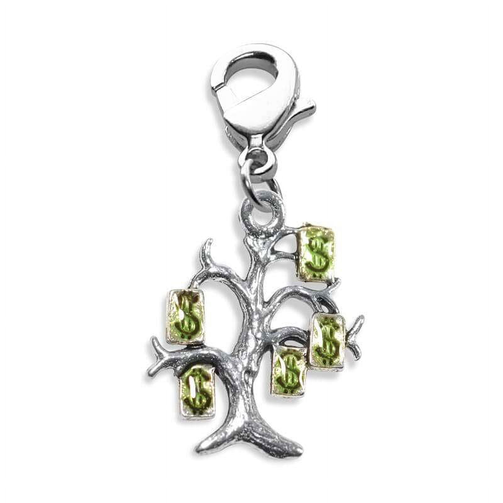Money Tree Charm Dangle in Silver - Walmart.com