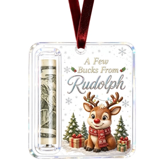 Money Tree Gift Holder with Clips, Christmas Ornaments, Hanging Ornaments Decor, Christmas Cash Gift Holder Ornament, Graduation Back to School Gifts for Family & Friends,A17,10*1