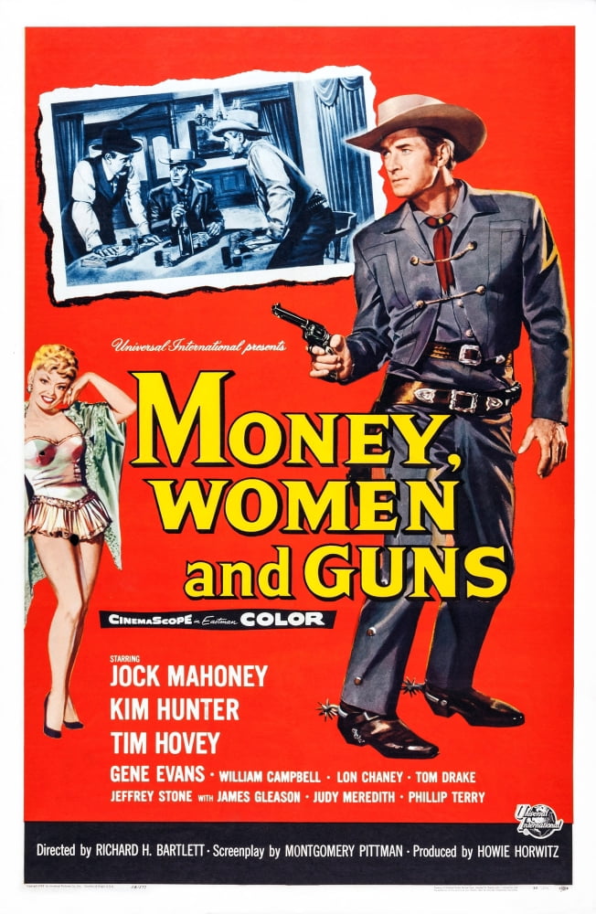 Money Women And Guns U Canvas Art - (11 x 17)
