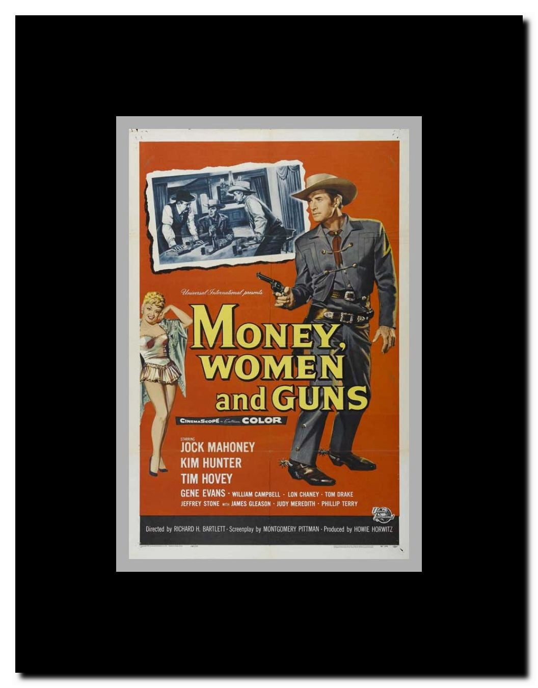 Money Women and Guns Framed Movie Poster