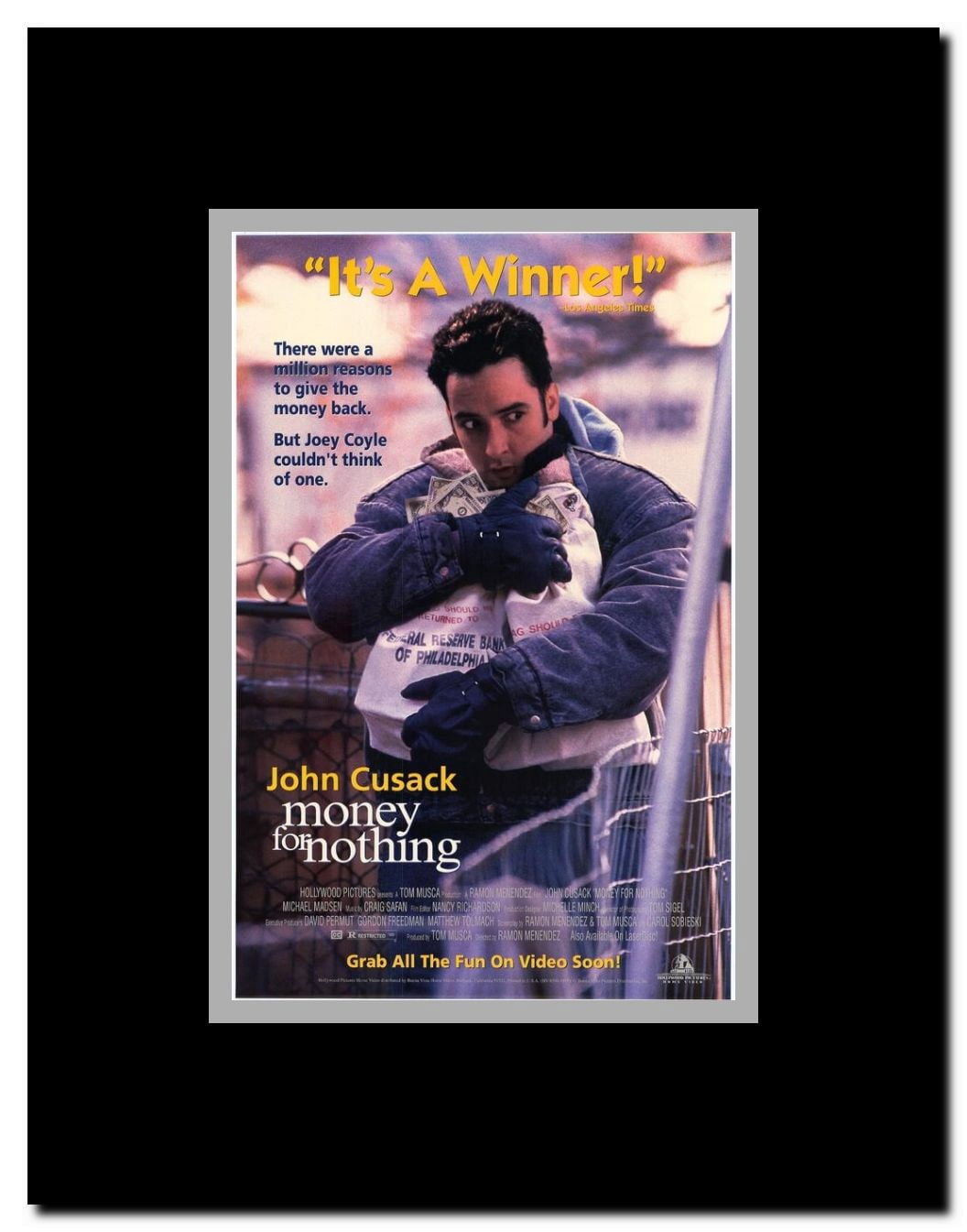 Money for Nothing Framed Movie Poster