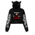thumbnail image 1 of Moneybagg Yo Hoodie Sweatshirts Crop top Printing Singer for Girls Cat Ear Youth Clothes Casual, 1 of 2