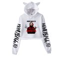 thumbnail image 1 of Moneybagg Yo Hoodie Sweatshirts Crop top Printing Singer for Girls Cat Ear Youth Clothes Casual, 1 of 2